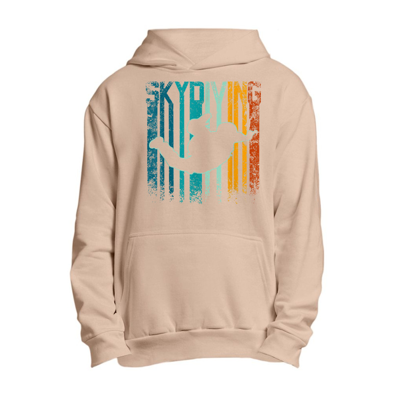 Retro Vintage Skydiving Urban Pullover Hoodie | Artistshot