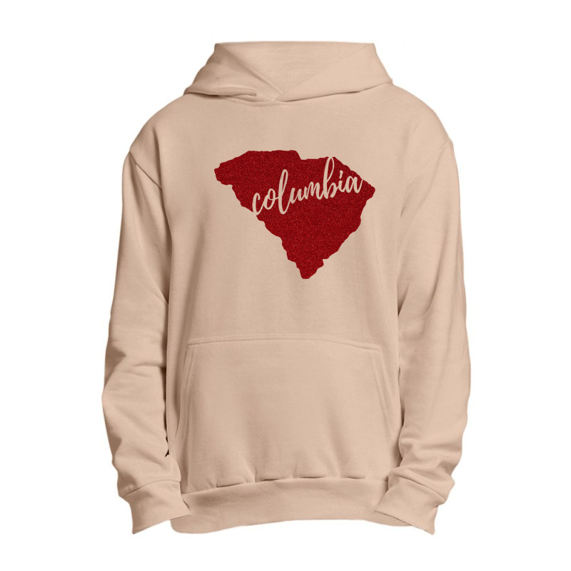 Columbia, Sc Garnet Glitter Urban Pullover Hoodie by cm-arts | Artistshot