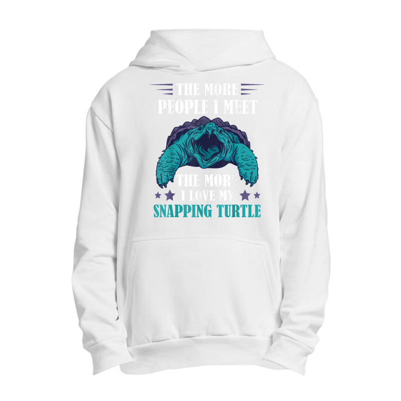 The More People Aligator Snapping Turtle Snapping Turtle Urban Pullover Hoodie | Artistshot