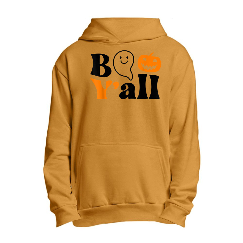 Boo Y'all Cute Ghost Boo Squad Spooky Season Halloween Urban Pullover Hoodie | Artistshot