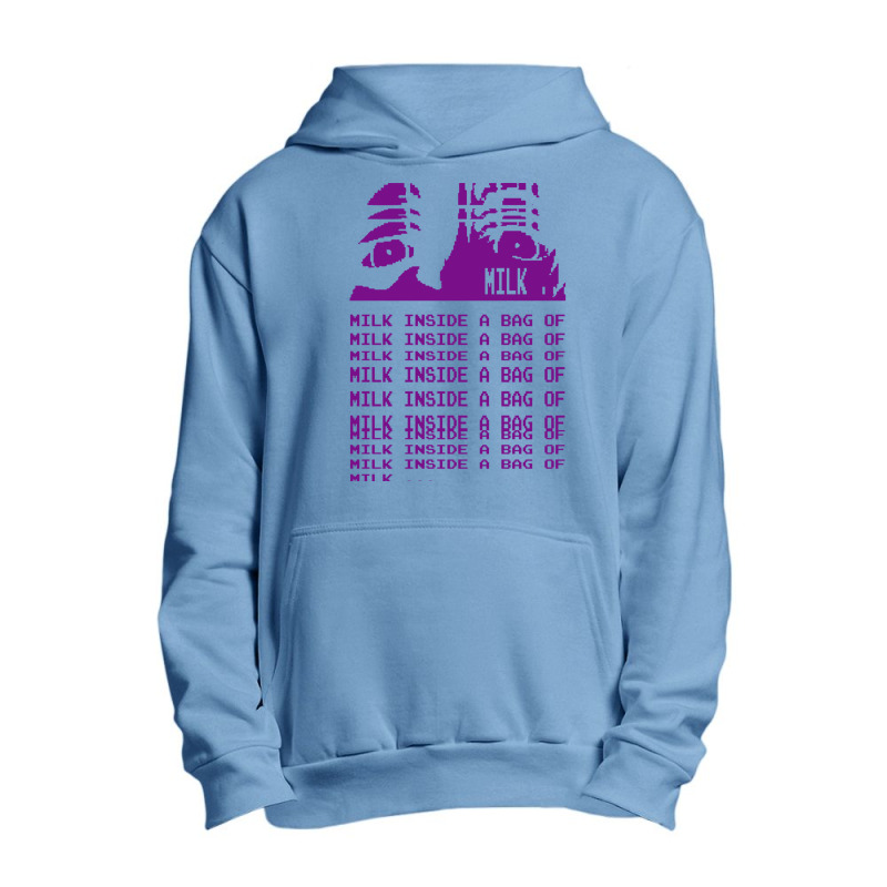 Milk Inside A Bag Of Milk Urban Pullover Hoodie by Aaronnderouin | Artistshot