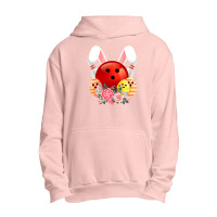 Bowling Easter Bunny Egg 2020 Rabbit Flowers Pascha Bowler Urban Pullover Hoodie | Artistshot