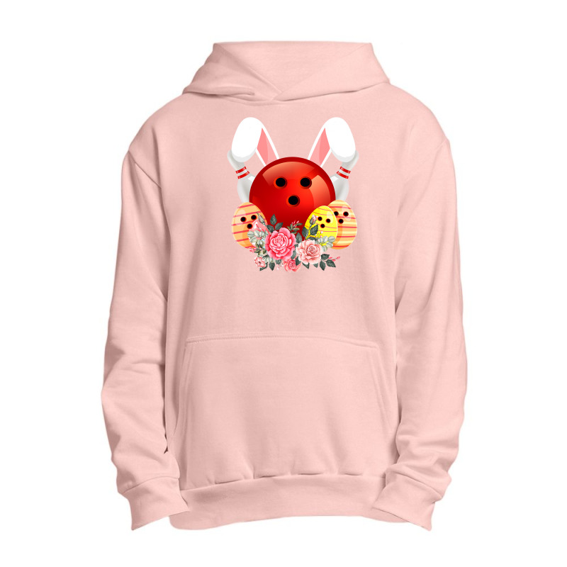 Bowling Easter Bunny Egg 2020 Rabbit Flowers Pascha Bowler Urban Pullover Hoodie by Haley1989 | Artistshot