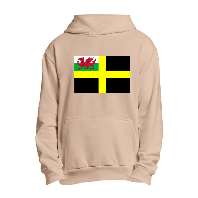 St David_s Flag Urban Pullover Hoodie | Artistshot