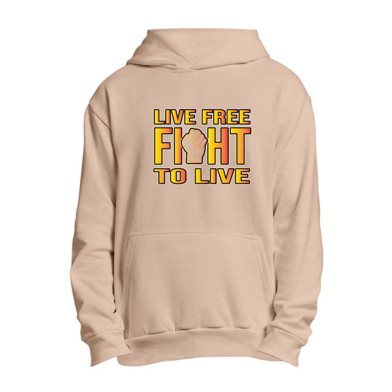 Live Fight To Live Fist Urban Pullover Hoodie by Kuwannin528 | Artistshot