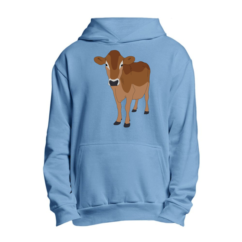 Jersey Cow Long Urban Pullover Hoodie | Artistshot