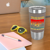 You See Nature And I See A Deer Jerky Funny Hunting Leatherette Tumbler | Artistshot