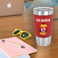 Uganda Fingerprint Flag Country Pride Heritage Shirt Leatherette Tumbler | Artistshot