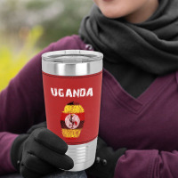 Uganda Fingerprint Flag Country Pride Heritage Shirt Leatherette Tumbler | Artistshot