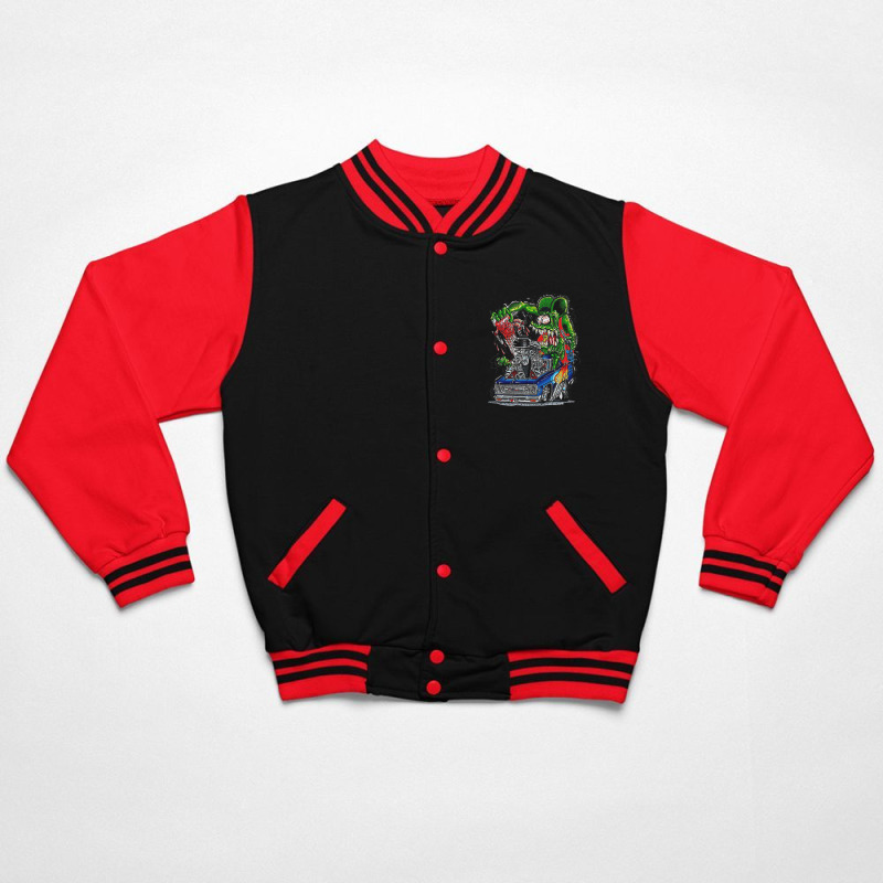 Cartoon Gifts Rockabilly Gift Men Bomber Jacket | Artistshot