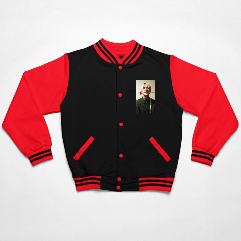 Lilpeep Bite The Flower Bomber Jacket | Artistshot