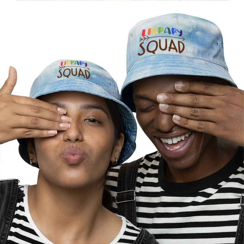 Library Squad For Light Tie Dyed Bucket Hat by ARpemie | Artistshot