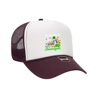 Did Someone Say Shenanigans Happy Patricks Day Sheep 240 Foam Trucker Hat | Artistshot