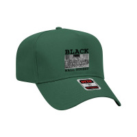 Vintage Black Business Black History Month Black Wall Street Music Ret Adjustable Baseball Cap | Artistshot