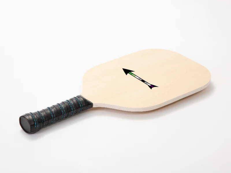 Aromantic Asexual Pride Arrow Pickleball Paddle | Artistshot