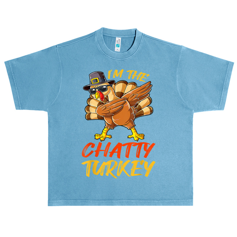 Chatty Turkey Matching Family Group Thanksgiving Party Urban Heavy T-shirt | Artistshot