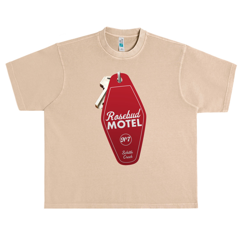 Schitt S Creek Rosebud Motel Key Tag For Room 7 Retro Design In Red Urban Heavy T-shirt by CHRISTOPHEBARRERAS | Artistshot