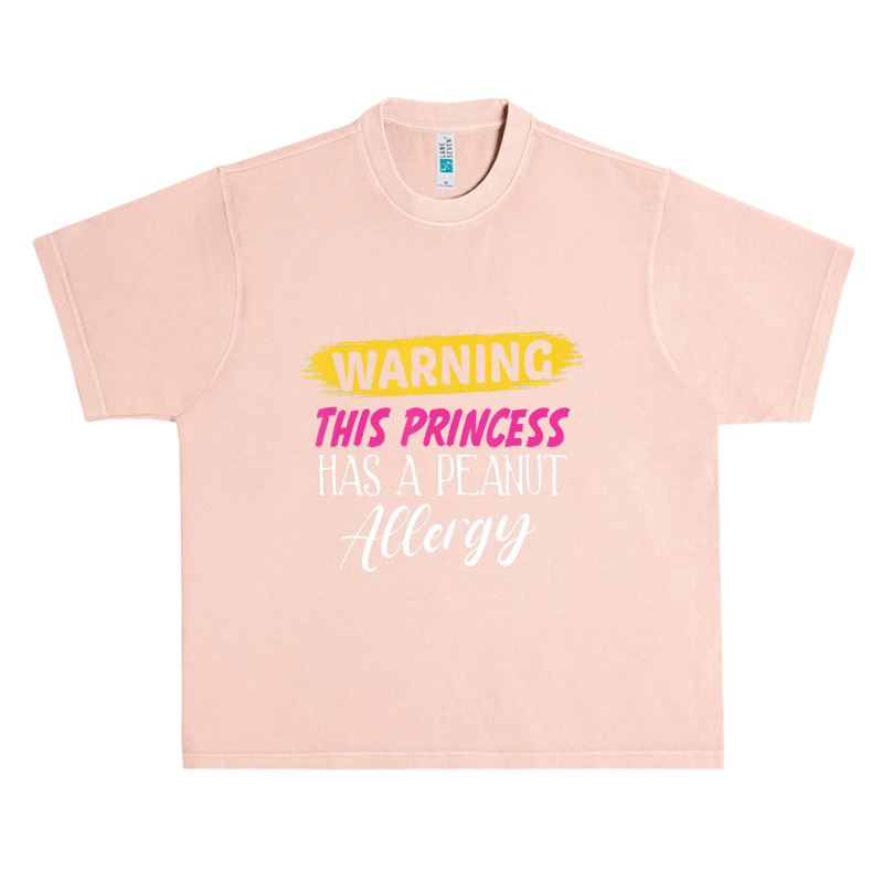 Peanut Allergy For Girls Food Allergy Awareness Urban Heavy T-shirt | Artistshot