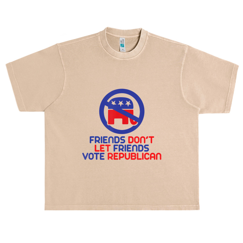 Anti Republican, Pro Democrat Urban Heavy T-shirt by cm-arts | Artistshot