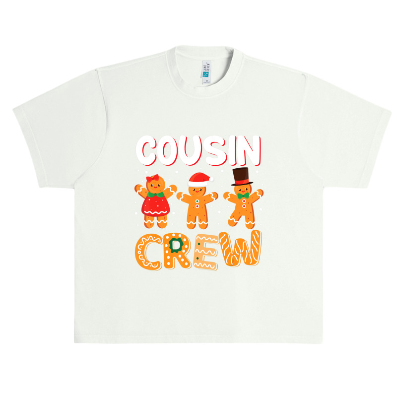 Cousin Crew Christmas Pajama Gingerbread Man Urban Heavy T-shirt by cm-arts | Artistshot