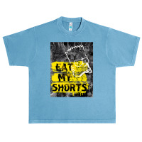 The Simpsons Bart Simpson Eat My Shorts Graffiti Premium T Shirt Urban Heavy T-shirt | Artistshot