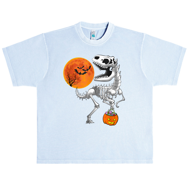 Halloween Dinosaur T Rex Skeleton Scary Boys Kids Teens T Shirt Urban Heavy T-shirt by naeqozhuhaso | Artistshot