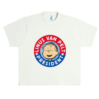 Peanuts Linus Van Pelt For President Urban Heavy T-shirt | Artistshot