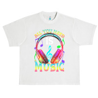 All You Need Is Music, Dj Headphones Music Lover Producer Urban Heavy T-shirt | Artistshot