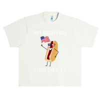 Hot Diggity Dog I Love Usa Fourth Of July Urban Heavy T-shirt | Artistshot