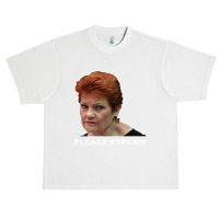 Pauline Hanson - Please Explain Urban Heavy T-shirt | Artistshot