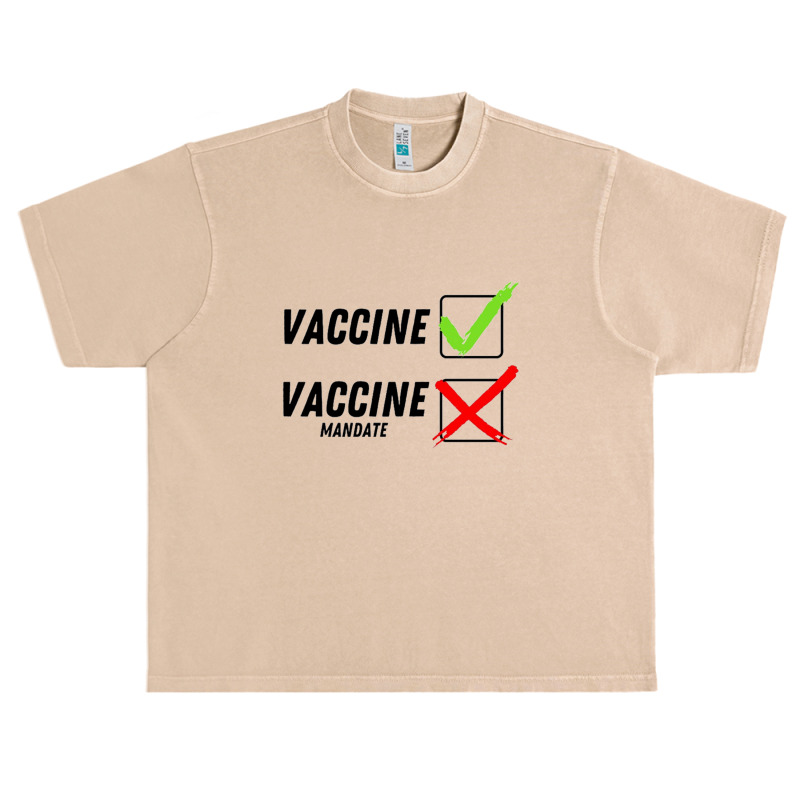 Stop The Vaccine Mandate Urban Heavy T-shirt by Lydiakloppe | Artistshot