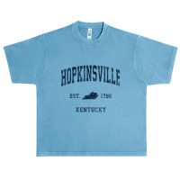 Hopkinsville Kentucky Ky Vintage Athletic Navy Sports Design T Shirt Urban Heavy T-shirt | Artistshot