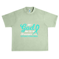 My God Is Stronger Than Dysautonomia Awareness Warrior Urban Heavy T-shirt | Artistshot