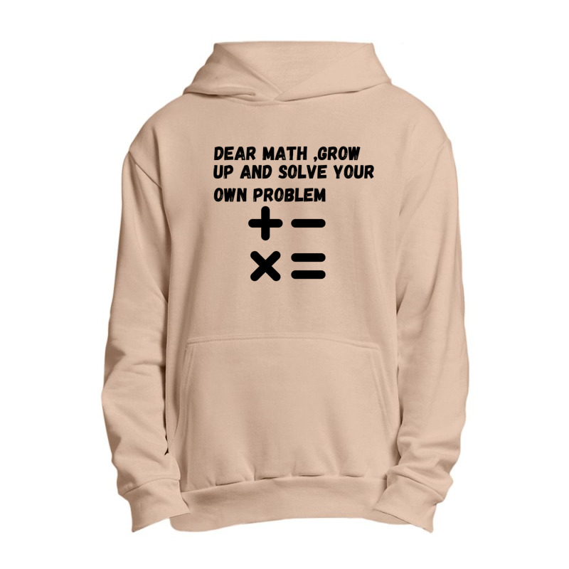 Math Quote Urban Pullover Hoodie | Artistshot