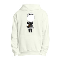 Slenderman Maid Chibi Urban Pullover Hoodie | Artistshot