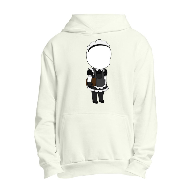 Slenderman Maid Chibi Urban Pullover Hoodie | Artistshot