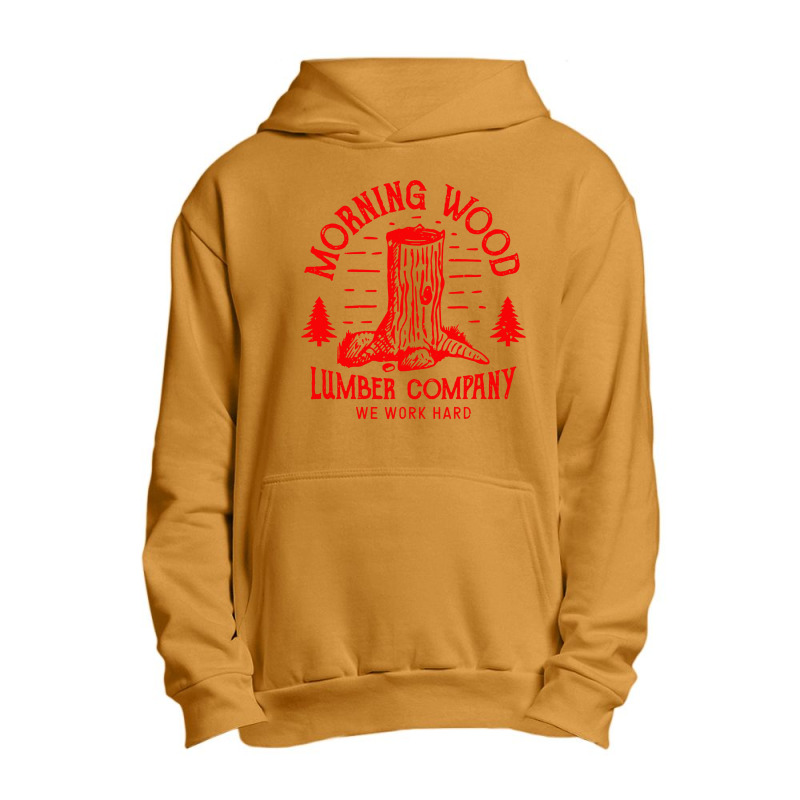 Morning Wood Company Urban Pullover Hoodie by GassPoll | Artistshot