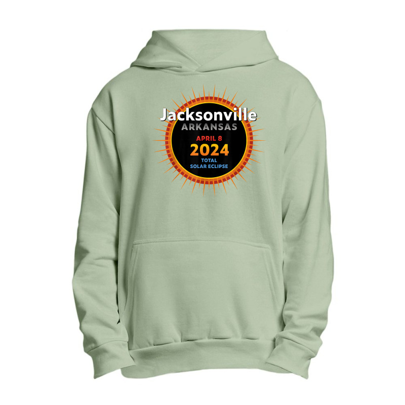 Jacksonville Arkansas Ar Total Solar Eclipse 2024  2  T Shirt Urban Pullover Hoodie by cm-arts | Artistshot