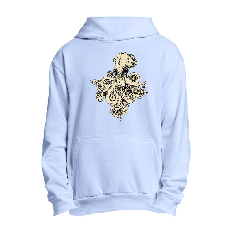 Steampunk Animal Octopus Steampunk Octopus Animal Lover Urban Pullover Hoodie | Artistshot