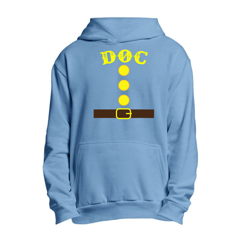 Doc Dwarf Halloween Costume Tee Matching Family Doc Dwarf Urban Pullover Hoodie | Artistshot