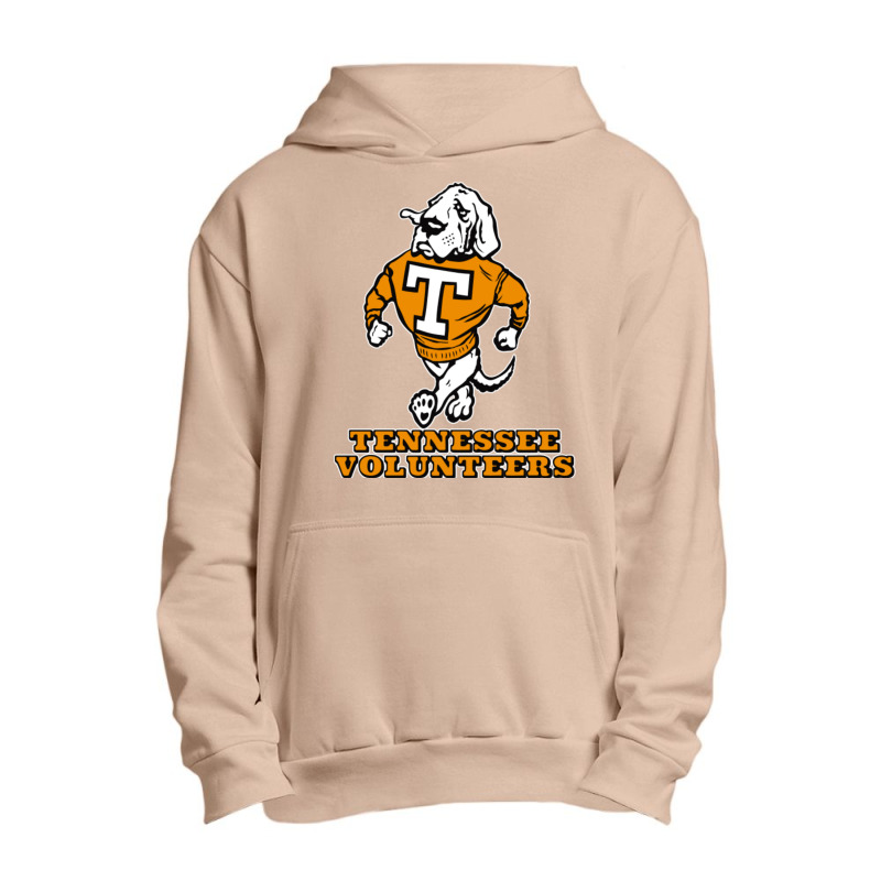 Vintage Tennessee Vols Mascot - Front And Back Design Urban Pullover Hoodie by cm-arts | Artistshot