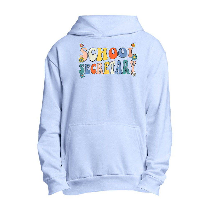 Groovy School Secretary Coping Skills Back To School T Shirt Urban Pullover Hoodie | Artistshot