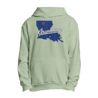 Grambling Louisiana La Map T Shirt Urban Pullover Hoodie | Artistshot