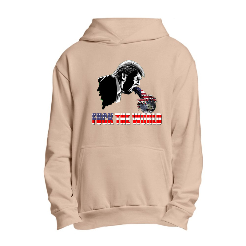 Trump Vs The World Urban Pullover Hoodie | Artistshot