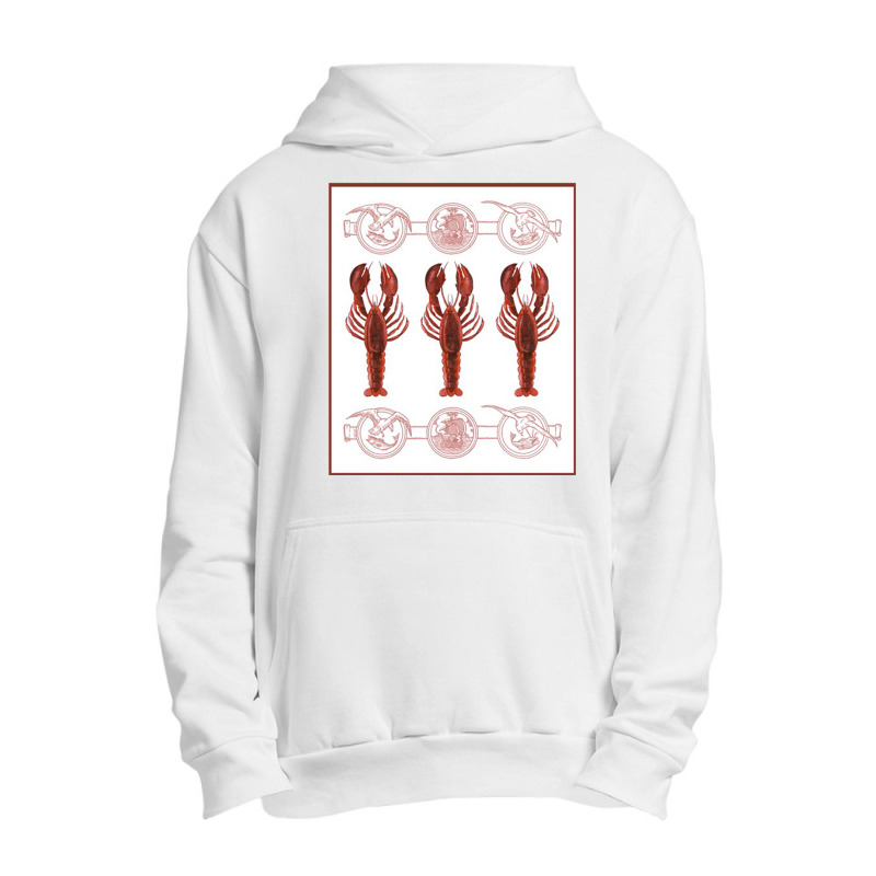 Lobsters Crustaceancore Urban Pullover Hoodie | Artistshot