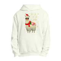 Fa La La Llama   Funny Falala Llama Christmas T Shirt Urban Pullover Hoodie | Artistshot