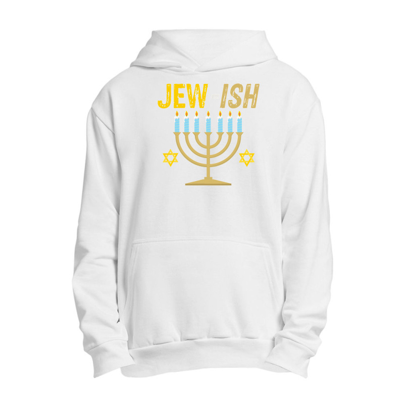 Jewish Jewish Challah Menorah Hanukkah Gift Urban Pullover Hoodie | Artistshot