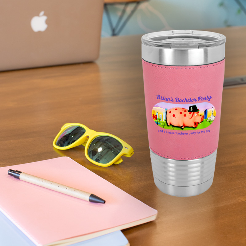 Brian's Bachelor  Party Leatherette Tumbler | Artistshot