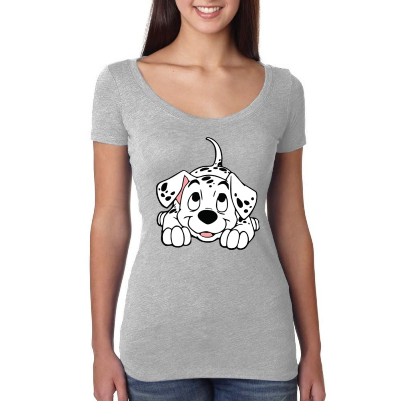 Dalmatian Women's Triblend Scoop T-shirt by kisakisa | Artistshot