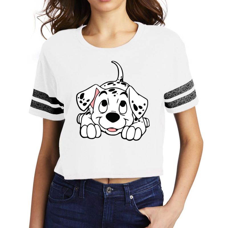 Dalmatian Scorecard Crop Tee by kisakisa | Artistshot